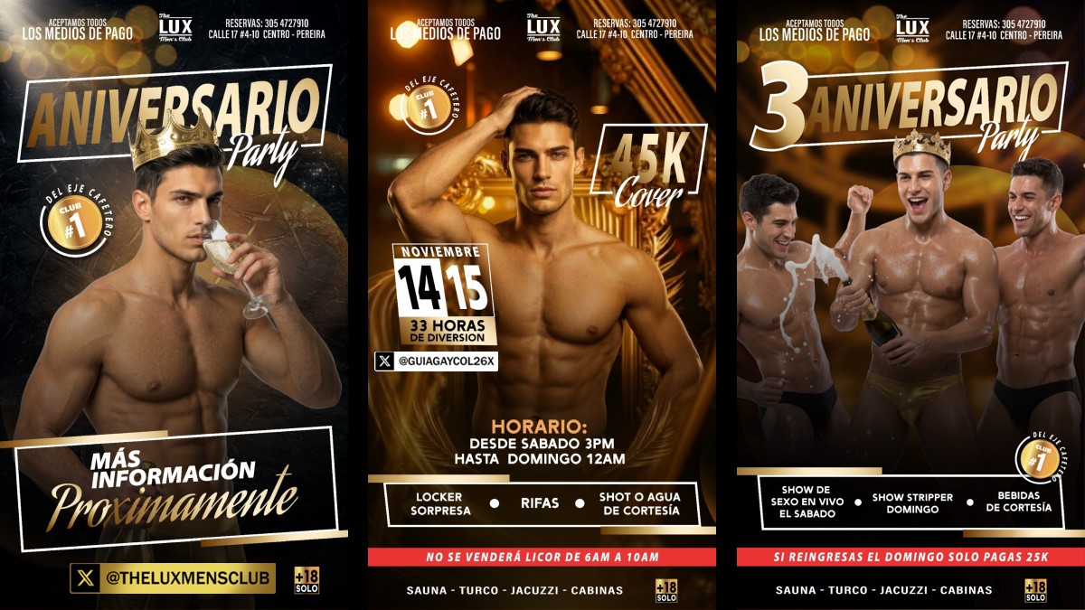 THE LUX MEN'S CLUB en PEREIRA